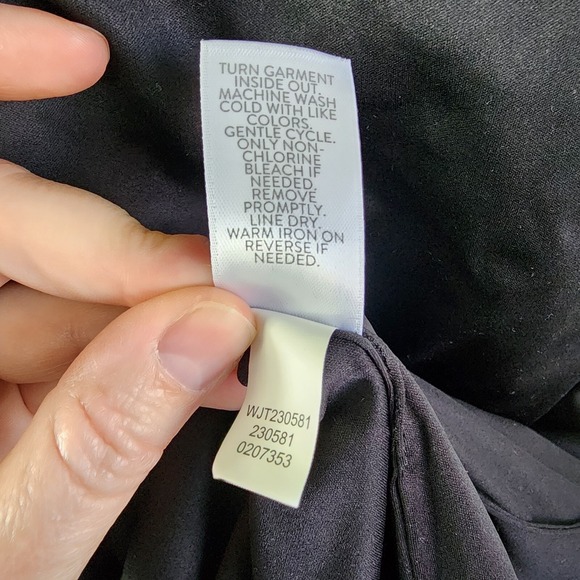 J. Jill Velvet Tie Dye Stripe Open Front Duster Cardigan Black Pink Lined - Picture 6 of 6